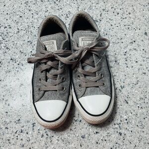 Converse Charcoal Canvas Sneakers